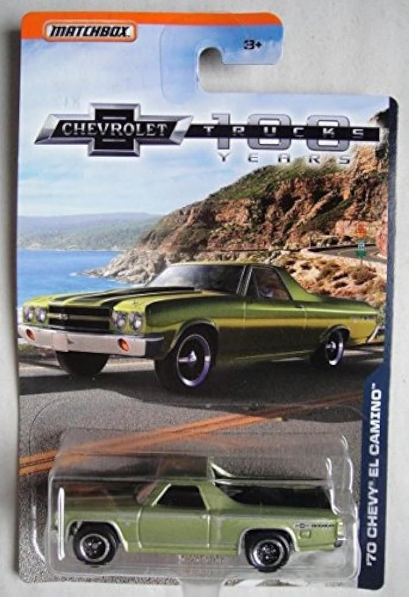 1:69 SCALE CHEVROLET 100 YEARS TRUCKS, GREEN '70 CHEVY EL CAMINO — view 2