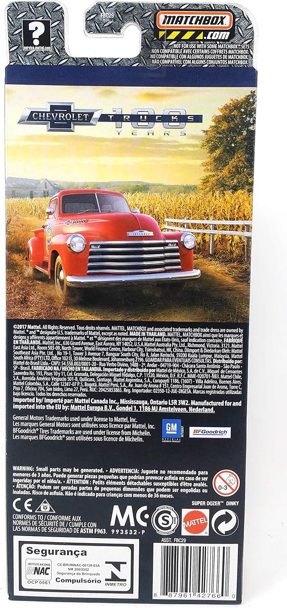100 Years Anniversary Chevrolet Trucks 5-Pack, 1:64 Scale — view 3