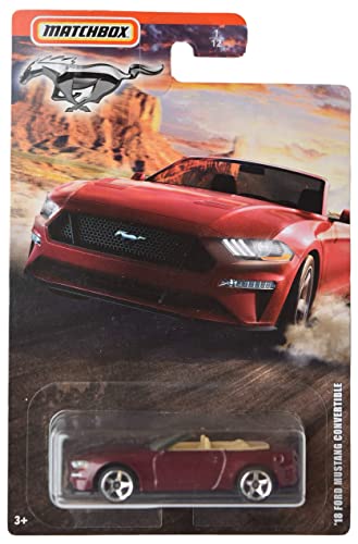 '18 Ford Mustang Convertible - red