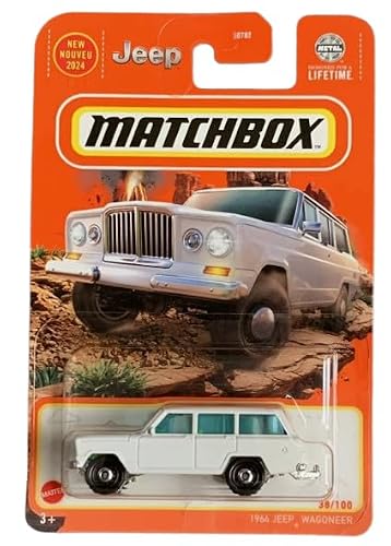 1964 Jeep Wagoneer Silver 38/100, 1:64 Scale Model Truck, Collectible Hobby Mo