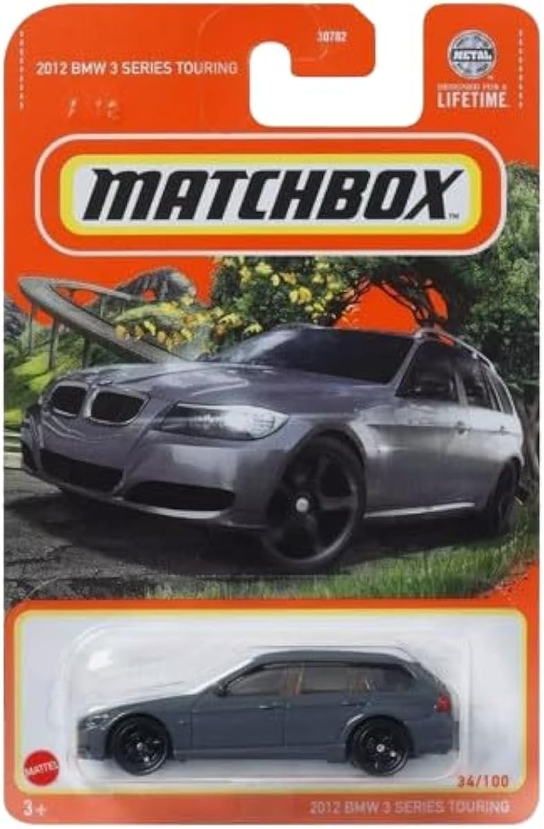 1:64 Scale 2012 BMW 3 Series Touring Gray — view 2