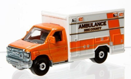 2013 Matchbox 2009 Ford E-350 Ambulance MBX Heroic Rescue Series 30/120 by Mat