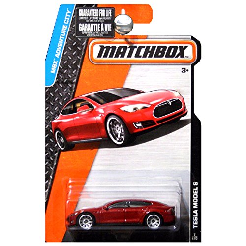 2015 MBX Adventure City Tesla Model S Maroon Red Metallic