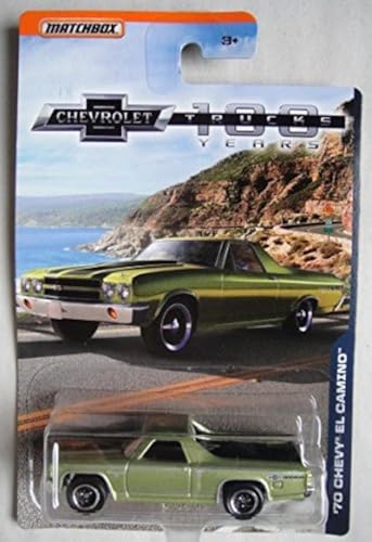 1:69 SCALE CHEVROLET 100 YEARS TRUCKS, GREEN '70 CHEVY EL CAMINO
