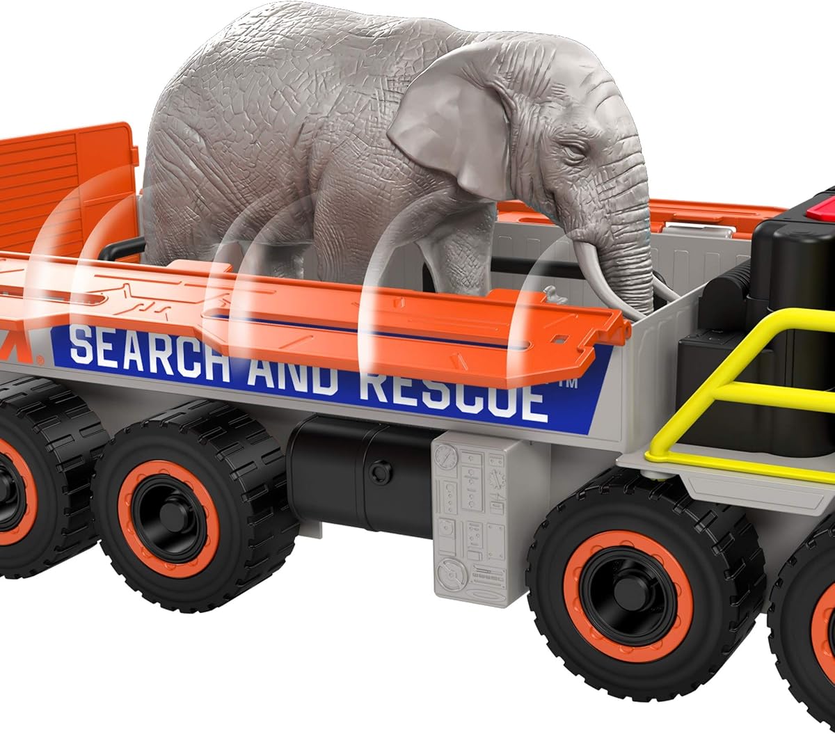 Animal Rescue Combo Pack Vehicles Playset with 2 Safari Rescue Vehicles & 2 An — view 5