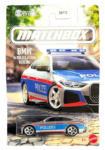BMW i4 Police Berlin 2/5 European Series 2026 1:64 Model Car