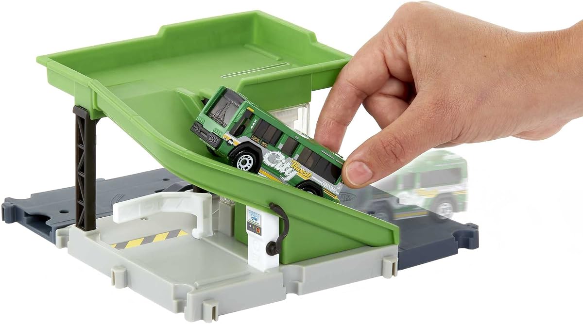 Bus Station Track for Cars Includes 1 Vehicle, Gift — view 3