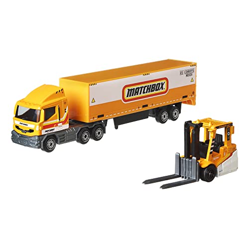 Convoys Collectible Cars Series - MBX Cabover & Box Trailer with Power Lift Fo