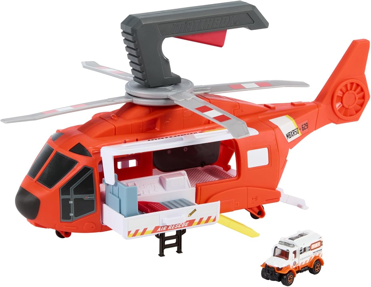 Emergency Helicopter, Large Helicopter & Ambulance — view 2