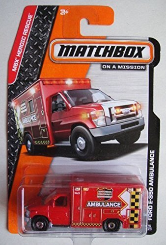 Heroic Rescue Red Ford E-350 Ambulance 75/120