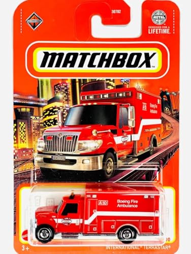 International Terrastar Boeing Fire Ambulance 71/100 1:64 Scale Vehicle