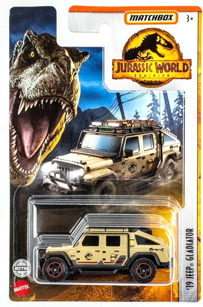 Jeep Gladiator 1:64 Scale Metal Truck, Jurassic World, Recommended for — view 2