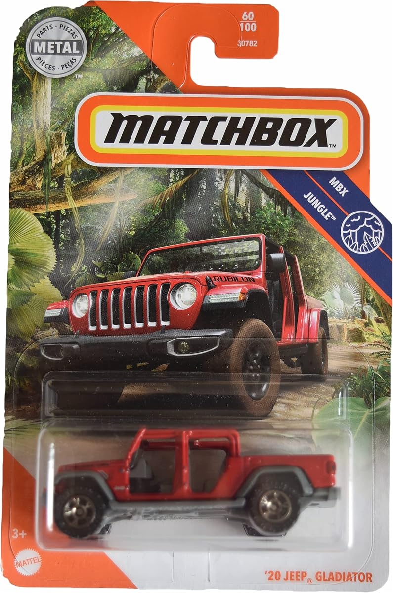 Jeep Gladiator, Red Jungle 1:64 Scale, Remote Control, 3 inches, 14+ Unisex — view 2