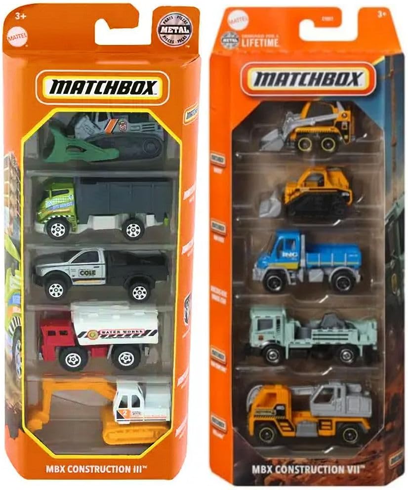 MBX Construction 5-Pack Vehicle Set of 2 — view 2