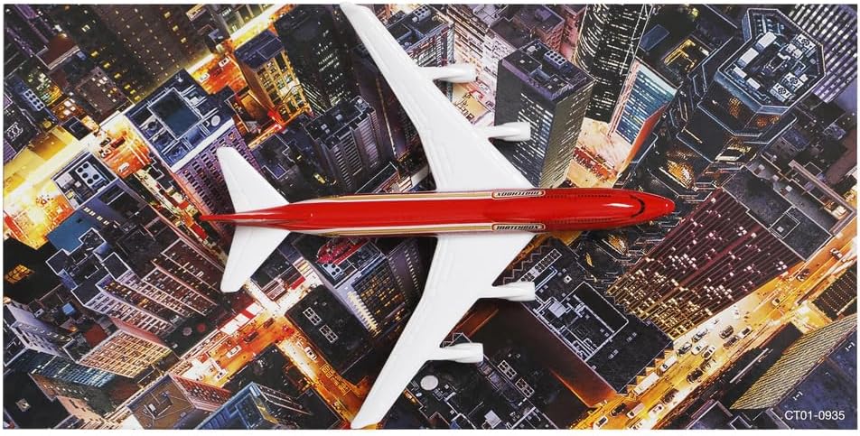 Collectible Metal Sky Busters Inspired by Boeing 747-400 Airplane - HVM44 ~ Wh — view 4