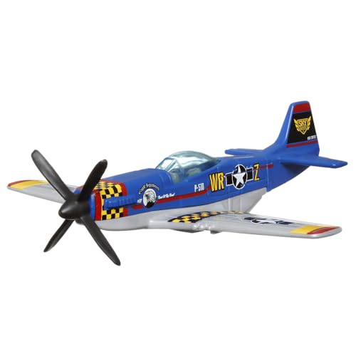 Collectible Metal Sky Busters Inspired by North American P-51 Mustang Airplane
