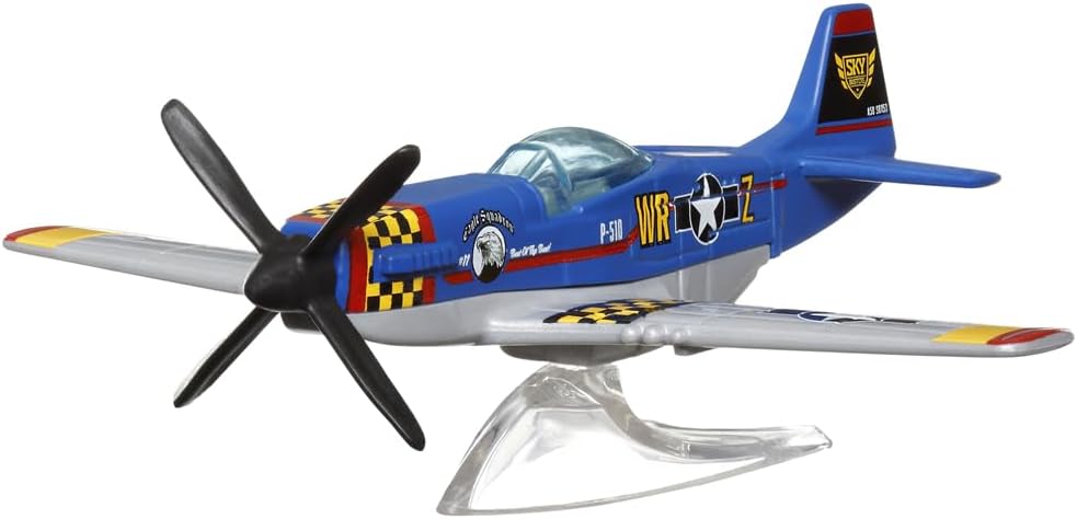 Collectible Metal Sky Busters Inspired by North American P-51 Mustang Airplane — view 4