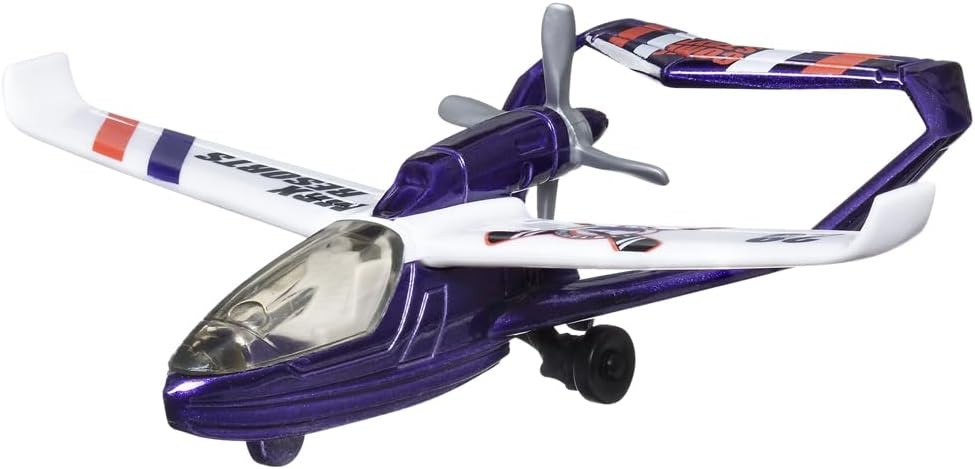 Collectible Metal Sky Busters MBX Sea Arrow Airplane - HLJ04 ~ Purple and Whit — view 3