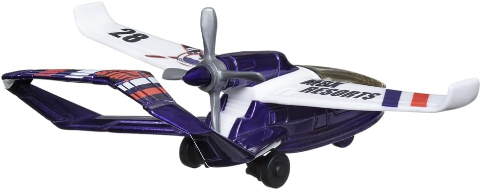 Collectible Metal Sky Busters MBX Sea Arrow Airplane - HLJ04 ~ Purple and Whit — view 4