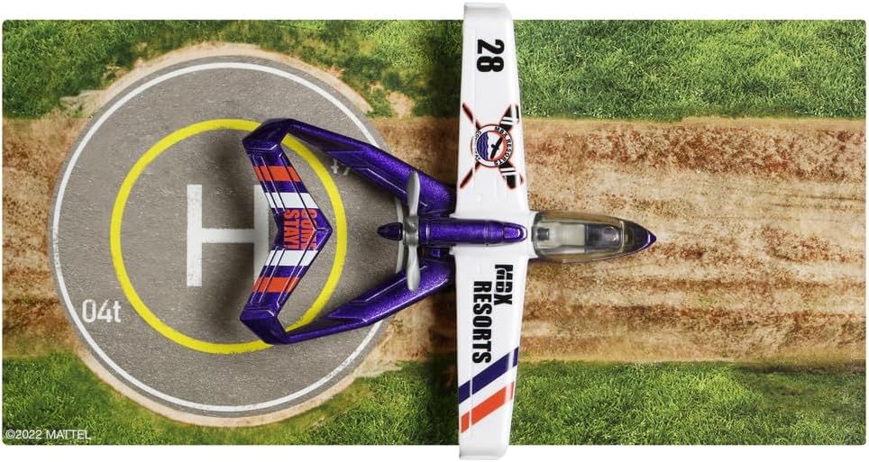 Collectible Metal Sky Busters MBX Sea Arrow Airplane - HLJ04 ~ Purple and Whit — view 5