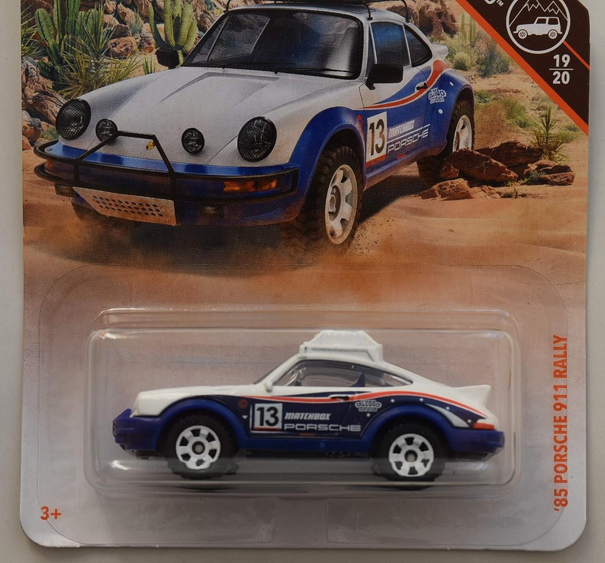 Off Road Series '85 Porsche 911 Rally 19/20, White/Blue — view 3