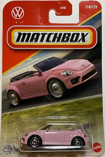Pink 2019 Volkswagen Beetle Convertible - Matchbox - Scala 1/64 Circa