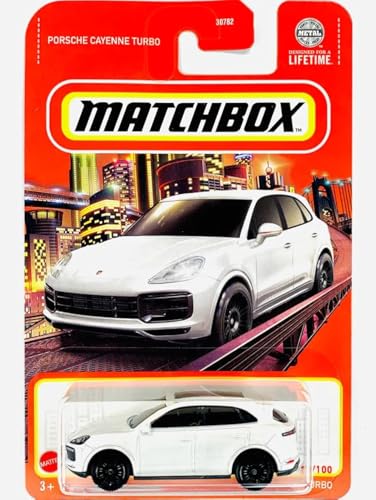 Porsche Cayenne Turbo 1:64 Scale Vehicle, White, 27/100