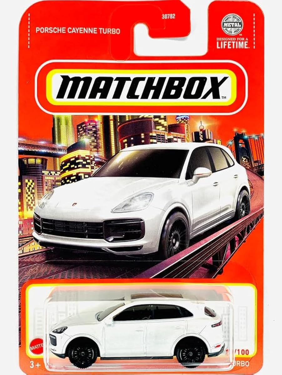 Porsche Cayenne Turbo 1:64 Scale Vehicle, White, 27/100 — view 2