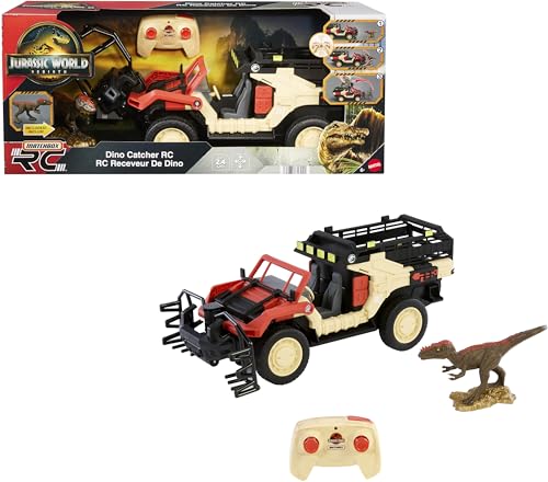 RC Jurassic World Truck with Dinosaur Figure