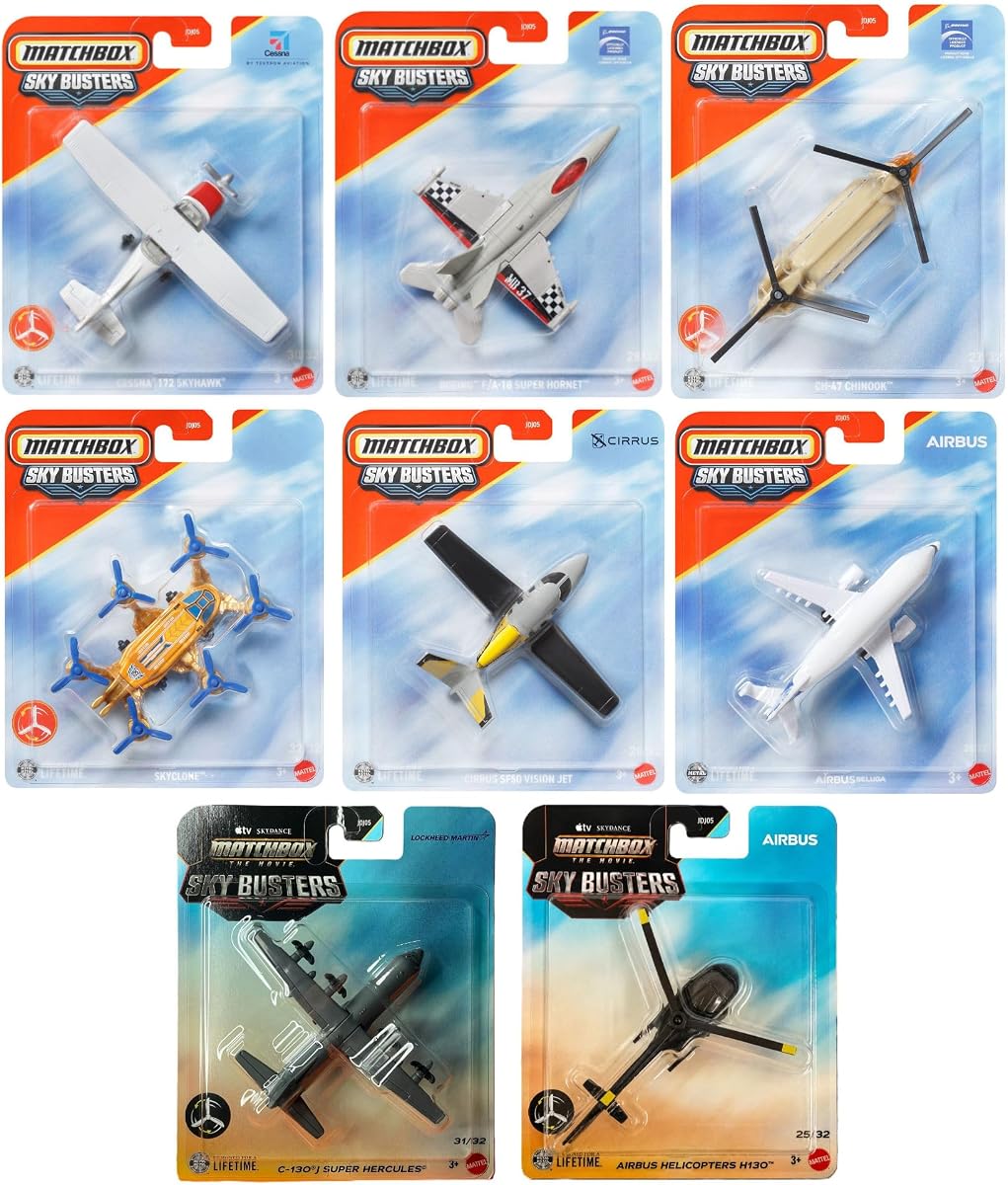 Sky Busters 8 Airplane & Helicopter Set JDJ05-979K — view 2