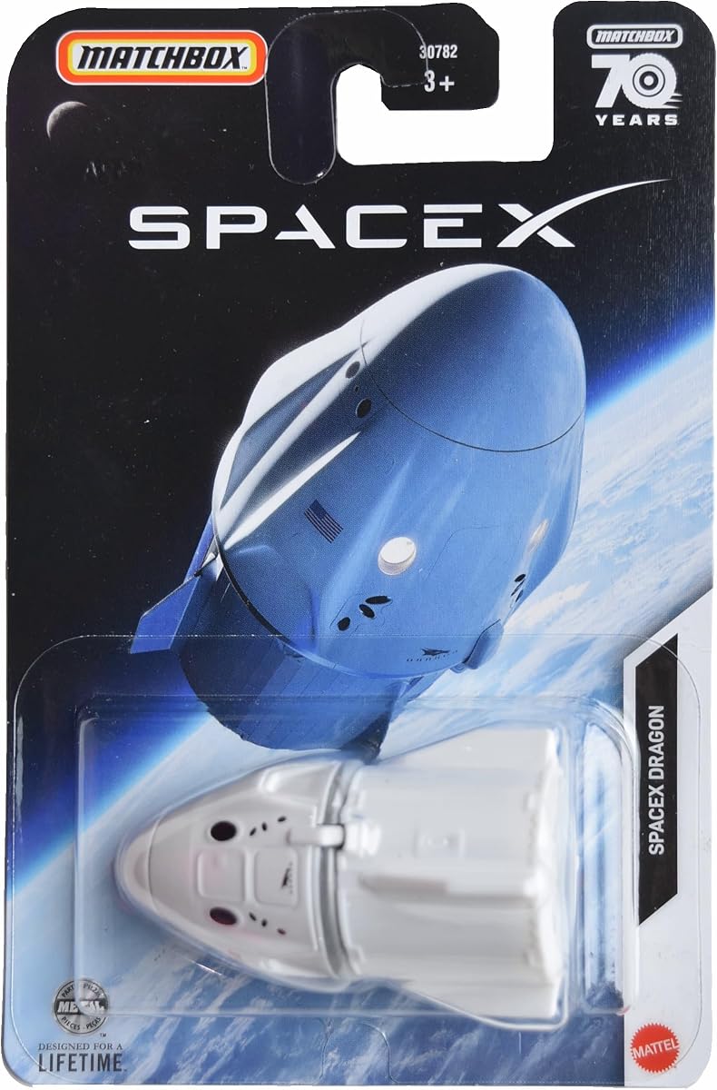 Spacex Dragon, White — view 2