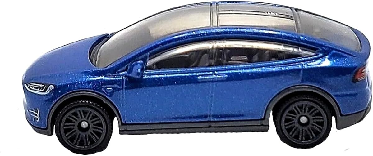 Tesla Model X, Blue — view 3
