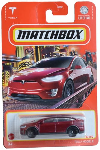 Tesla Model X, red 18/100