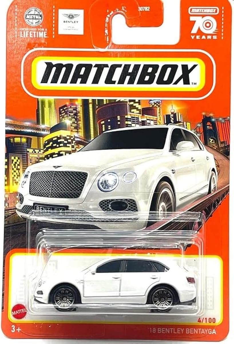 1:64 Scale White Bentley Bentayga Car Vehicle — view 2